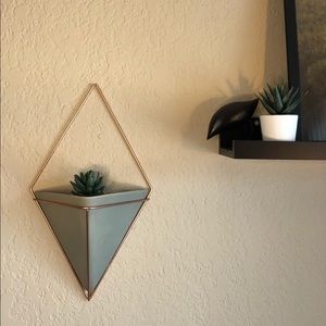 Geometric Hanging Wall Planter